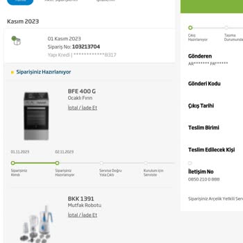 Beko - Bayi - Bursa Gürsu Servis İş Birliğiyle 10 Gündür Ürünler Yok