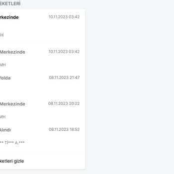 Trendyol Satın Almış Olduğum Ürünün Farklı Bir Şehre Gönderilmesi