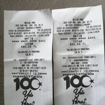 Medical Park Hastanesi Acil Ücret De Fahiş Fiyat Talebi (faturasız)