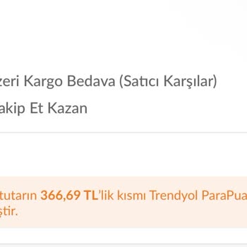 QNB Trendyol Kart Hediye ParaPuan Geri Alınması
