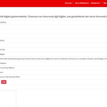 Ouno Service Xiaomi Robot Süpürge Çalışmıyor Ve Servis Sorunu Kullanıcıya Yüklüyor.