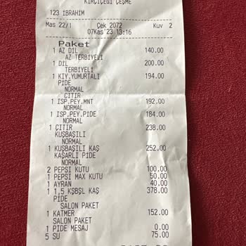 Kırçiçeği Restaurant Kırçiçeği Şubeler Arası Fiyat Farkı