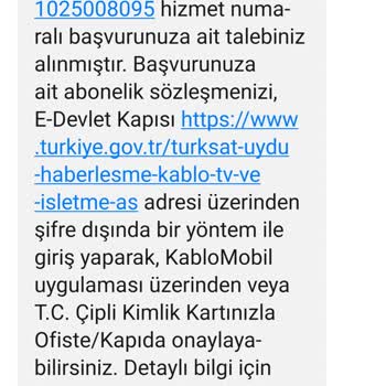 Kablo Net'in Haber Vermeksizin Başvuru İptali