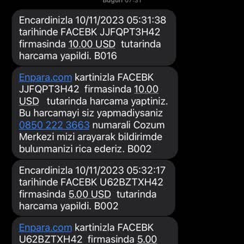 Enpara Banka Kartımdan Haberim Olmadan Para Çekilmiş