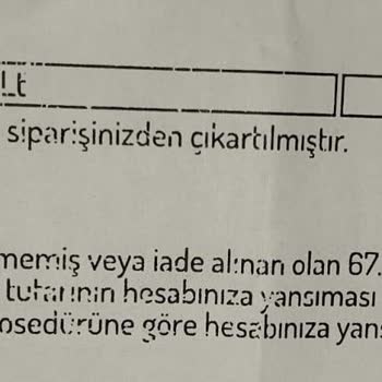 Şok Marketler Eksik Ürün İadesi Yapılmadı