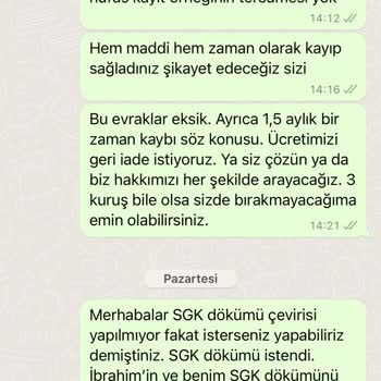 Obm Türkiye Danışmanlık Şirketi Şikayet