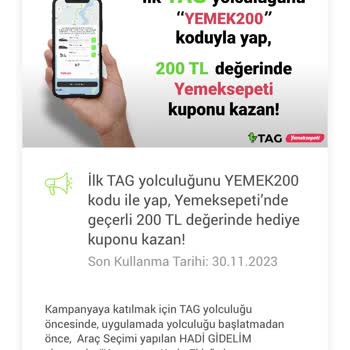 Martı Tag Sunduğu Sunduğu Kampanyayı Sayfasında Göstermiyor