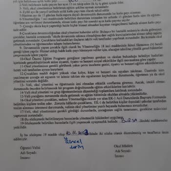 Milli Eğitim Bakanlığı (MEB) Ana Okulu Aidatı Konusunda