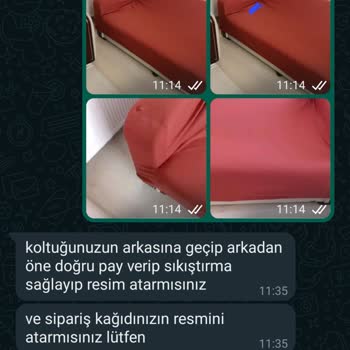 Koltuk. Sandalye. Kiliflarim (Instagram) İade Kabul Etmiyor, Alay Ediyor