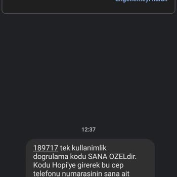 Hopi Uygulaması Mesaj Atıyor