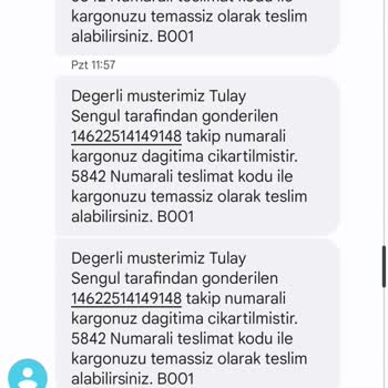 Sürat Kargo Hatalı Bilgilendirme Ve Muhatap Sorunu.