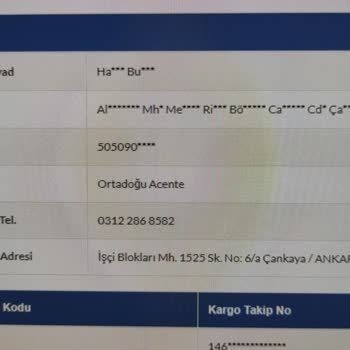 Sürat Kargo Hatalı Bilgilendirme Ve Muhatap Sorunu.
