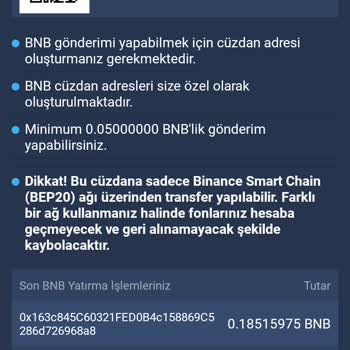 Bitexen Hesabıma Yolladığım Bnbler Gelmedi