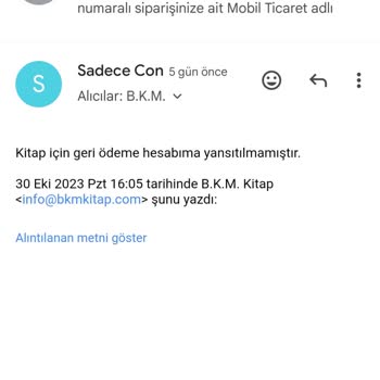 iyzico Paramı İade Etmedi