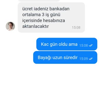 Ücret İadesi YKM Kitap Sitesinden Alınan