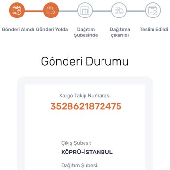 Aras Kargo 3528621872475 Teslimat Numaralı Siparişim Ulaşmadı