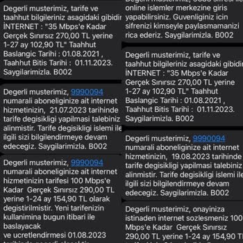 Millenicom Taahhüt Yenilememi Yapmadı