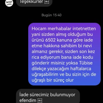 Tarzinayakkabin34 (Instagram) Alışverişten Cayma Hakkımı Kullanamayıp İade Edemiyorum