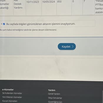 PTT Bank Daha Önce Ödemeyle İlgili Başka Talimatınız Var Diyor Aktarmıyor!