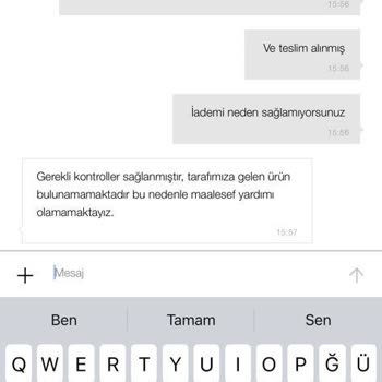 Zara Deposu İademi Teslim Aldığı Halde İade Yapmıyor