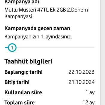 Vodafone Mutlu Müşteri 47 TL Kampanyası Mutlu Etmiyor.