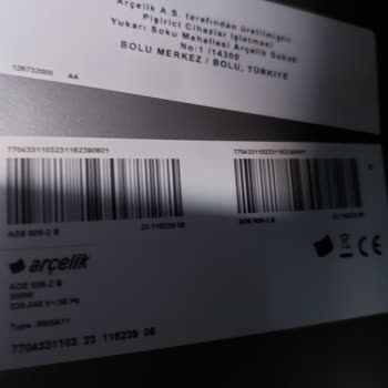 Arçelik Davlumbazım Bir Türlü Tamir Edilmedi Markası 606 Ade