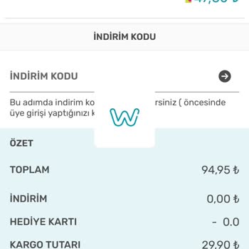 Watsons Online İndirim Uygulanmıyor