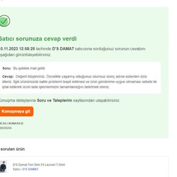 Hepsiburada Sipariş Verdiğim Ürünün İptali