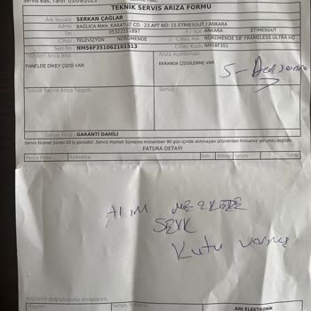 Onvo Firması Nordmende TV Arızası Hakkında