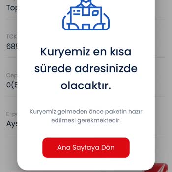 Aras Kargo'nun Adresten Alım Yapmaması
