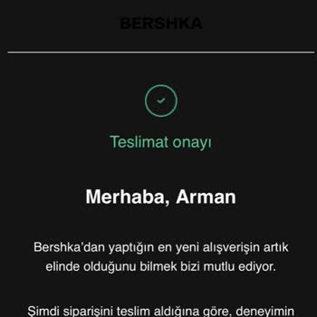Bershka Firmasından Aldığım Ürünün 3 Aydır Ne Ürün Elime Ulaşmadı.