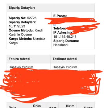 Bellaparfum.net Ürünüm Kargoya Verilmedi