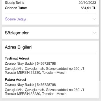 Yataş Firması Ürünümü Göndermiyor