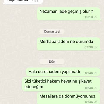 Nare Giyim Ortada Ürün Yok Parayı Geri Yollayanda!