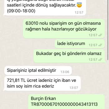 Nare Giyim Ortada Ürün Yok Parayı Geri Yollayanda!