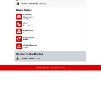 Hepsiburada Ve Media Markt Ürünü Teslim Etmiyor