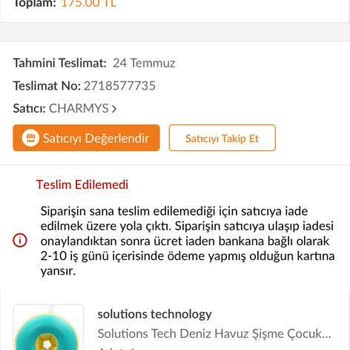 Trendyol 3 Aydır Teslim Edilmeyen Gönderi