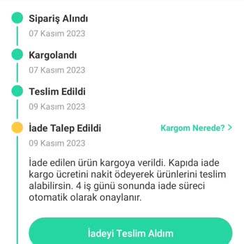 Dolap İade Kargo Ücreti Şoku 460 TL