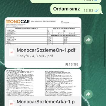 Monocar Rent A Car Güvensiz Online Rezervasyon Deneyimi
