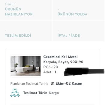 Vivense Koltuk Takımı Ve Karyola Gelmiyor