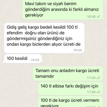 Stilzade Moda Sitenin Şartlara Uymaması Ve Yanlış Ürün Göndermesi