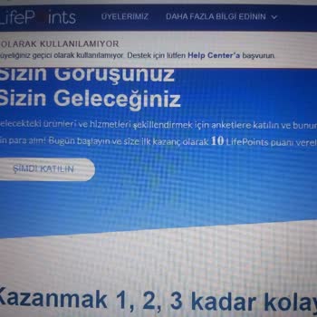 Lifepoints Anket Sitesinin Hak Edilmiş Ödülleri Sebepsiz İptal Edişi