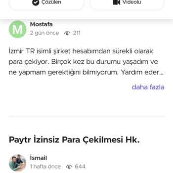 Paytr Hesabımdan Para Çekiyor