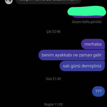 Fourway.coo Fourway Ayakkabı Cevap Alamıyorum