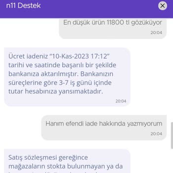 N11'de Aldığım Ürünün Karcher Türkiye Tarafından İptali