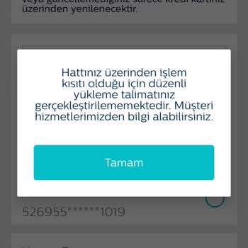 Türk Telekom Hat Üzerinde Bulunan Kısıtlama