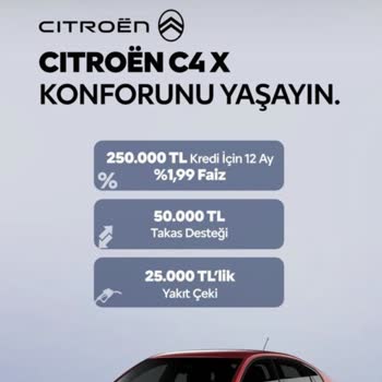Citroen C4X Yakıt Desteği Aldatmacası