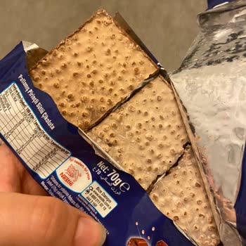 Nestle Crunch Çikolatanın Beyazlaması