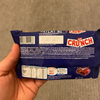 Nestle Crunch Çikolatanın Beyazlaması