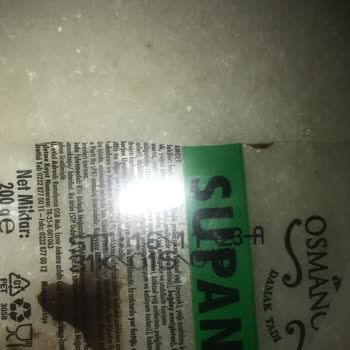 BİM Den Alınan Osmanoğlu Supangle